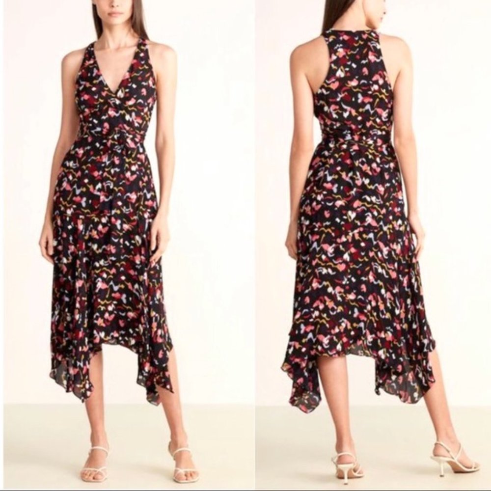 ALC Roslyn silk  wrap dress